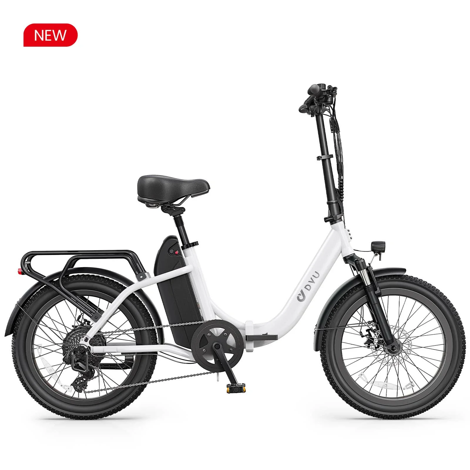 DYU C9 opvouwbare elektrische fiets, bereik 150 km - Afbeelding 9