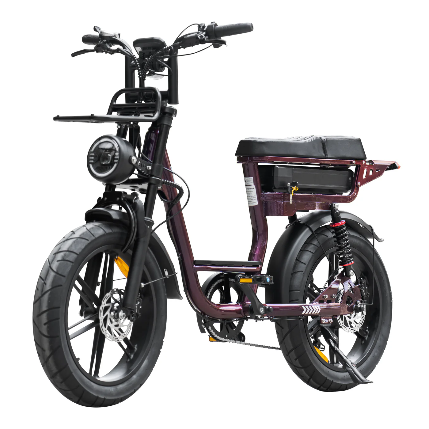 V20 Comfort 2026 edition dames fatbike nu inclusief gratis achterzitje en wielslot! - Afbeelding 8