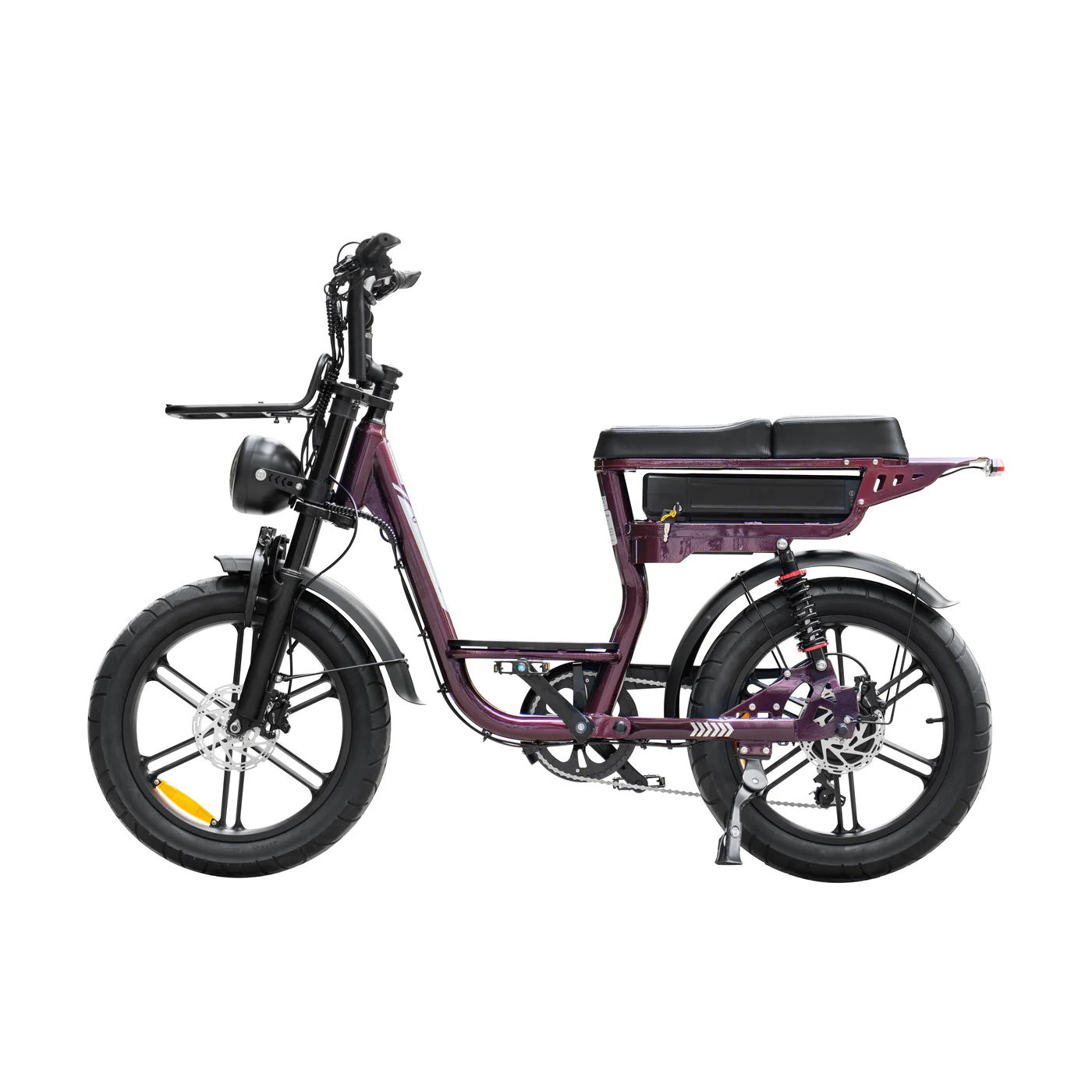 V20 Comfort 2026 edition dames fatbike nu inclusief gratis achterzitje en wielslot! - Afbeelding 7