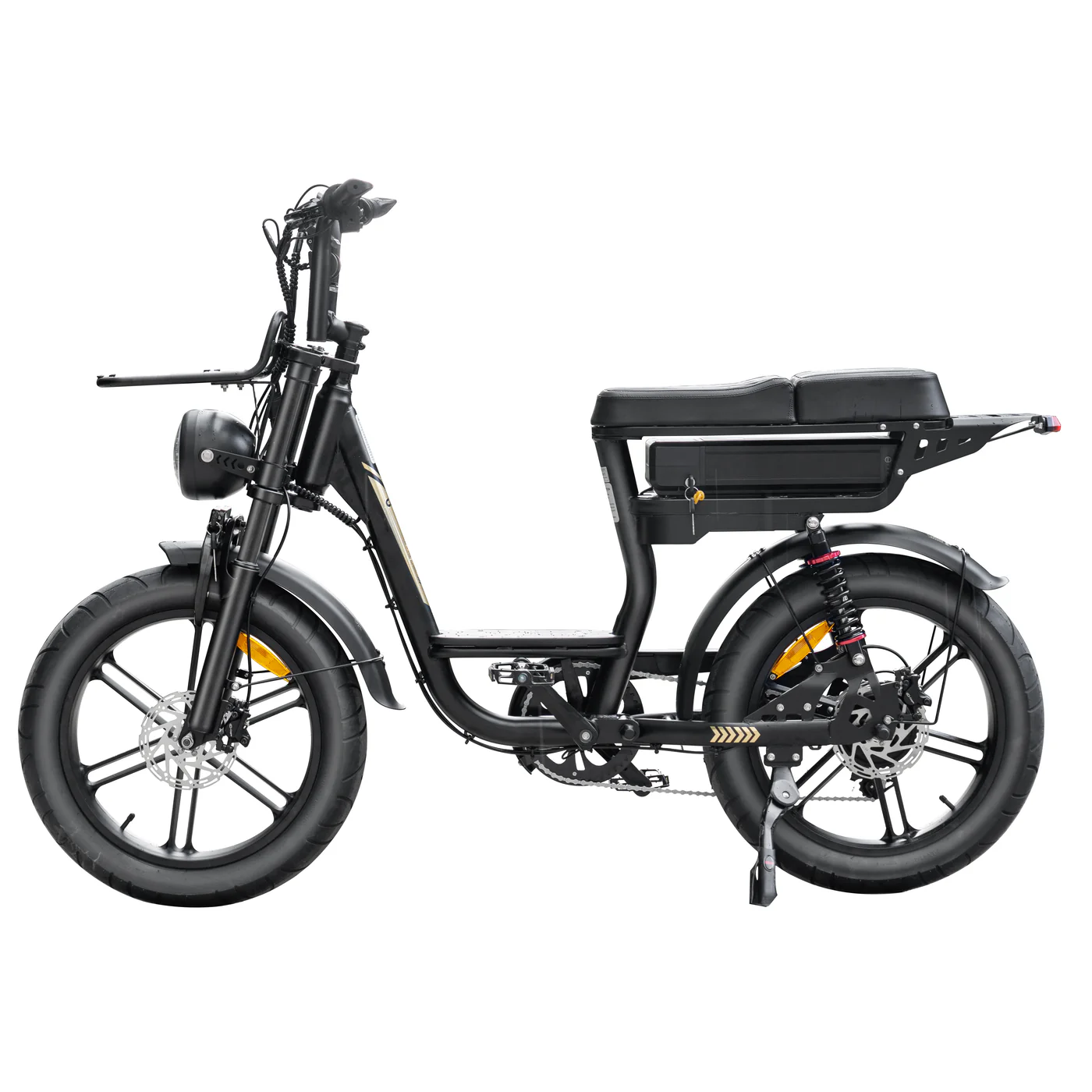 V20 Comfort 2026 edition dames fatbike nu inclusief gratis achterzitje en wielslot! - Afbeelding 19